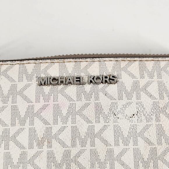 Michael Kors Logo Jet Set Double Zip Wristlet - Picture 2 of 9